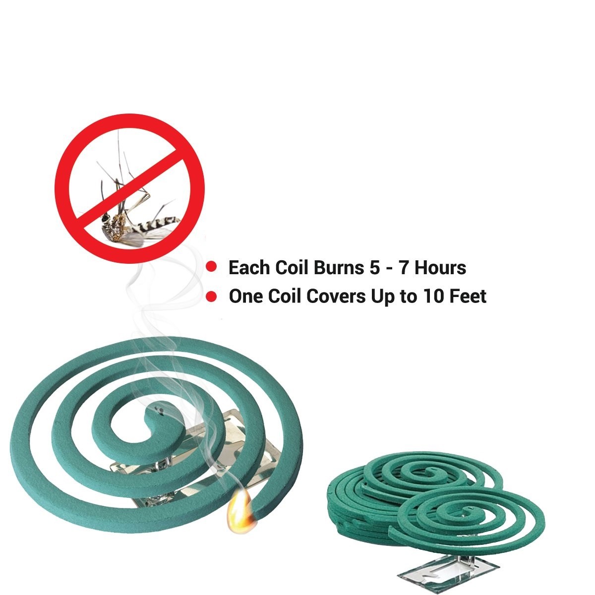 Spirale Naturale Incandescente Parfumate Citronella anti-tantari 10 buc.