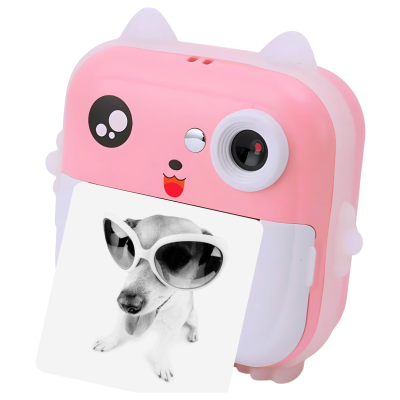 Aparat Foto Instant pentru Copii – FULL HD, 48MP, 10 Role, Jocuri și Player Muzical
