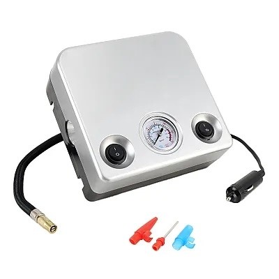 Compresor auto profesional compact cu lanternă 12V 80PSI - Eficiență garantată în umflarea pneurilor!