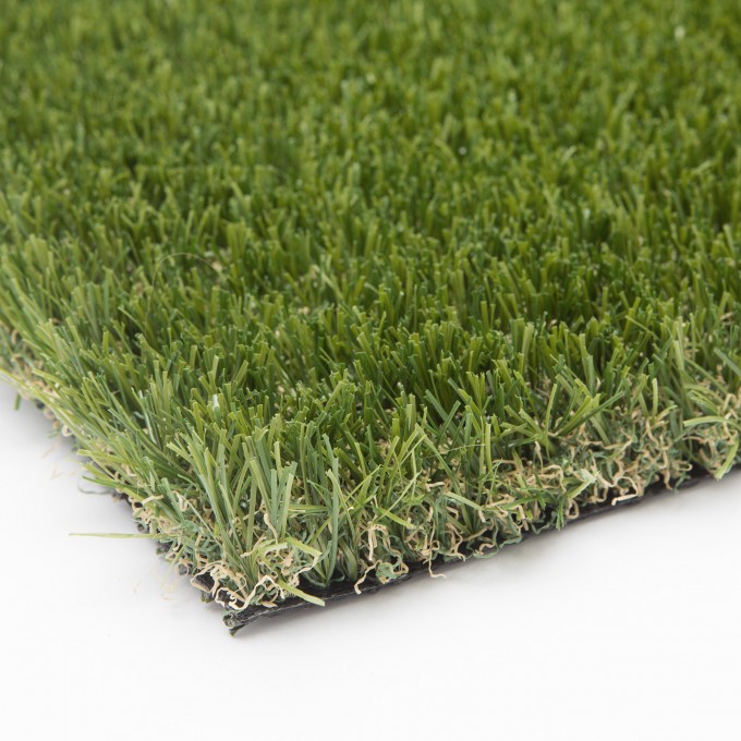 Gazon artificial premium, inaltime fir 35 mm, rezistenta UV, cu drenaj apa , latime 200cm x m2