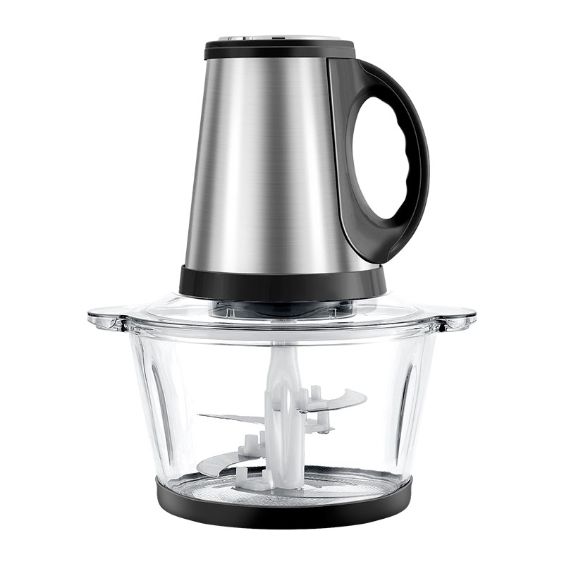 Tocător electric din inox pentru carne și legume, 2L