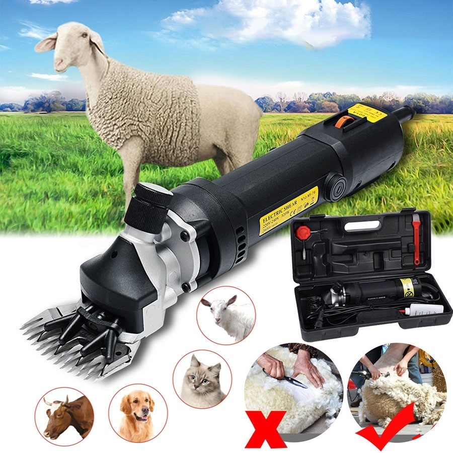 Masina de tuns oi/animale, profesionala cu accesorii incluse, pentru oi, capre, caini talie mare