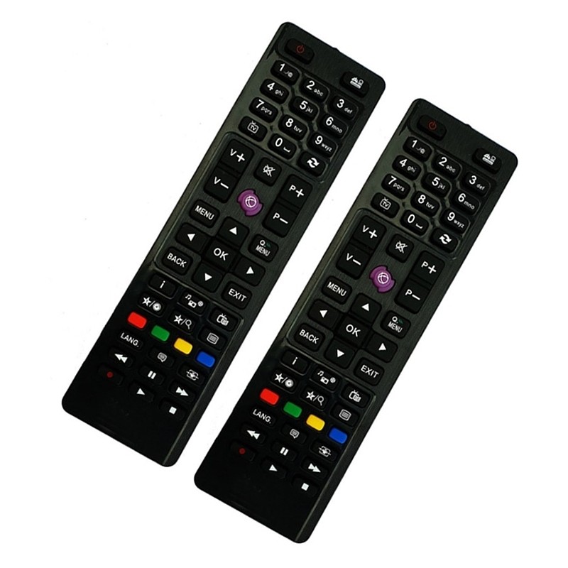 Pachet 2 telecomenzi pentru LCD/LED Horizon, 8m, Negru