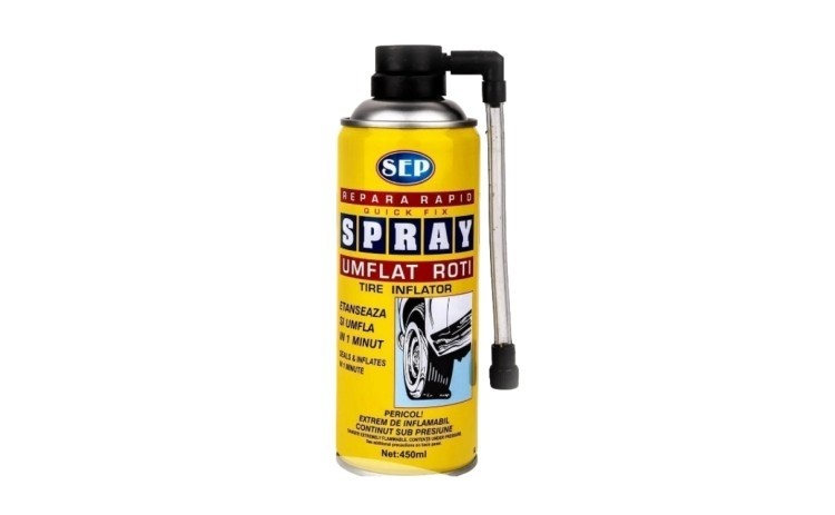  Pachet Promotional ! 1+1 Spray reparatie anvelope, 450 ml