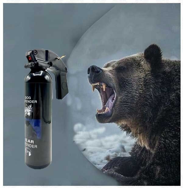 Spray autoapărare împotriva urșilor și a câinilor agresivi: Protecție personală eficientă 600ml