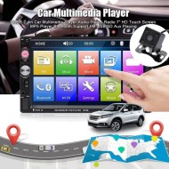 Mp5 player auto 70238B, 2 DIN, Touch screen 7", Bluetooth, USB, format video 1080P, negru