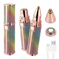 Set 2 dispozitive îngrijire facială - Aparat electric de ras pentru femei și Trimmer pentru sprâncene, Glamour Ladies