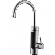 Robinet electric încălzitor instant, 230V, inox, cu LED și rotație 360°