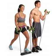 RevoFlex Xtreme – Aparat fitness pentru abdomen și core, 6 niveluri rezistență, 44 exerciții