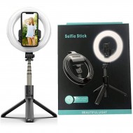 Lampa circulara LED cu suport Selfie Stic cu declansator L07