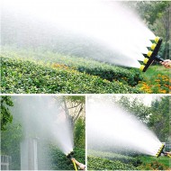 Stropitor grădină cu 4 capete rotative – jet reglabil pentru gazon și plante