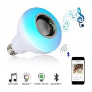 Bec led RGB 2in1 cu Boxa bluetooth
