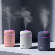 Umidificator auto, alimentare USB, difuzor aroma, iluminare Led 3W, 300 ml, 