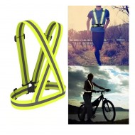Ham bretele ajustabile reflectorizante, constructii, ciclism, sport