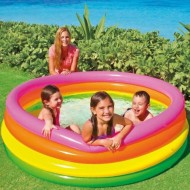 Piscina gonflabila curcubeu