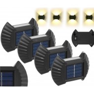 Set 4 lampi solare LED, IP65 75x100 