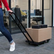Platformă extensibilă, pliabilă cu roți și mâner ajustabil: Soluție versatilă și practică pentru transport