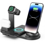Statie de incarcare wireless 4 in 1, Fast Charge