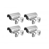 Set 4 camere supraveghere video false,cu LED incorporat