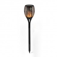 Set 2 Lampi Solare cu efect de flacara, 45.5 cm