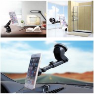Suport telefon pentru auto telescopic cu magnet si ventuza