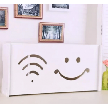 Raft suport Router Wireless, mascare cabluri