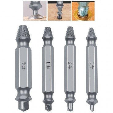 SET 4X BURGHIE EXTRACTOARE PENTRU SURUBURI DEFECTE SAU RUPTE OFERTA 2+1 GRATIS
