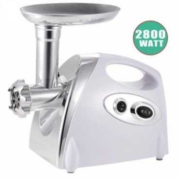Tocator Electric de Carne 2800W cu Funcție Umplere Cârnați și Lame Inox