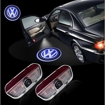 Set 2 Holograme pentru portiera LED cu Logo Volkswagen