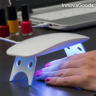 Mini lampa UV/LED portabila, Uscator de Unghii alimentare USB